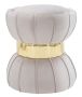 Puff Mauro Ferretti Flower, Grey