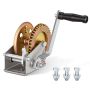 Veneen käsivinssi VEVOR HW1200A, 4:1 välityssuhde, 27,5 × 25 × 15,5 cm