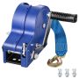 Käsivinssi VEVOR HW2500A, 1588 kg, 6,1 m hihna, 310 × 270 × 200 mm