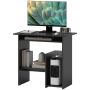 Desk Homcom 80x45x75cm., black