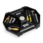 Tool tray with wheels, 4 compartments, 52.5 × 10.5 × 42 cm