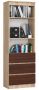 Shelf NORE CLP R60, oak/dark brown