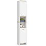 Shelf NORE Beti 2D, white/brown