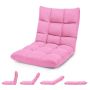 Adjustable 14-position floor chair, pink