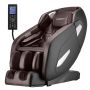 Adjustable electric massage chair 143 x 77 x 111 cm, brown