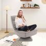 Adjustable floor armchair, 4 positions, Grey, 71–100 × 92 × 63 cm