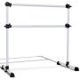 Adjustable height ballet pole