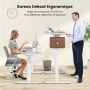 Height-adjustable desk, Electric, 140 × 73–122 × 60 cm