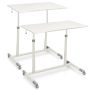 Adjustable height standing desk 95x52 cm, black