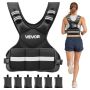 Säädettävä painoliivi VEVOR JS-VEST006-3, 6 painopakettia, 410 × 400 × 70 mm
