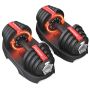 SONGMICS SYL525R101 Adjustable Dumbbell Set, 2 pcs