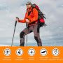 Nordic walking poles, adjustable, Black