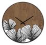Seinäkello SUPER WOOD/LEAF, Ø 60 × 2 cm