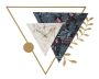 Настенные часы TRIANGLE, 75 × 59 × 4,5 см