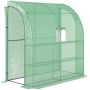 Greenhouse Outsunny 200x100x215cm., green color