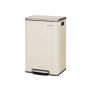 SONGMICS LTB595 Trash Can, 50 l, with pedal, Sand, 41.6 × 37.2 × 64.7 cm