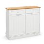 Garbage cabinet, 2 doors and 2 drawers, up to 40 l