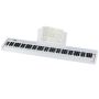 Digital Piano Keyboard, 88 Keys, White, 125 × 23.5 × 24 cm