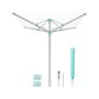 Pyykinkuivausteline SONGMICS, 60 m naru, 139,4 × 120–180 × 139,4 cm