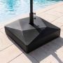 Umbrella stand, with wheels, 54.61 × 54.61 × 38.1 cm