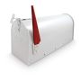US-style mailbox, white