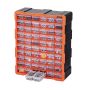 Шкаф для мелких деталей VEVOR MJ10505, 60 ящиков, Чёрный/оранжевый, 39 × 50 × 18 см