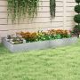Garden Edging Set, 6 Pieces, Silver