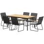 Outsunny 7-piece garden furniture set, assorted colors