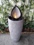 Garden fountain, LED lighting, 34.5 × 34.5 × 92 cm