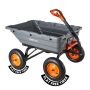 Puutarhakippikärry VEVOR TC4283A, 680 kg, 124 × 99 × 73,5 cm