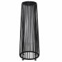 Garden light with solar battery Outsunny 21.5x21.5x61cm., black