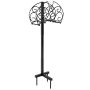 Garden hose holder, with shelf, 40.64 × 17.78 × 106.68 cm