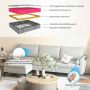 Sofa bed, left or right, L-shaped modular, 247 × 130 × 80 cm