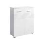 Bathroom cabinet "Modern Notch", white