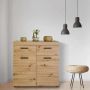 Cabinet, 2 doors, 2 drawers, 90 × 33.8 × 90 cm