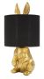 Rabbit Table Lamp, 1 Light Source, Gold/Black