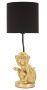 Table lamp Sit Monkey, 1 light source, Gold/black