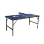 Table tennis table, foldable, with net and 2 rackets, Blue, 152.5 × 76 × 71 cm