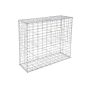 Gabion 100 x 80 x 30 cm. GGB183, silver color