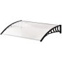 Canopy over the door Outsunny 90x150x25cm., white/black