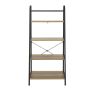 Bookshelf 61x41x135cm., brown/black