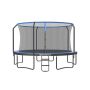 Trampoline 427x270cm., black/blue