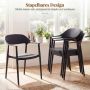 Folding dining chair, black, up to 150 kg, PP material