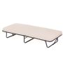 Folding bed, with mattress, 190 × 35 × 80 cm