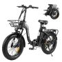 Taittosähköpyörä VEVOR VES623, 250 W, 25 Ah, 173,5 × 64 × 131 cm