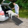 Foldable pet ramp with metal frame, non-slip, 82x37x13.5 cm