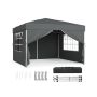 SONGMICS folding gazebo, 4 side walls, 300 × 300 × 260 cm