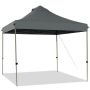 Foldable canopy tent, 3 height settings, 304.8 × 304.8 × 304.8–335.28 cm