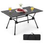 Folding tourist table, 4 height levels, 90.2 × 61 × 43.2–52.1 cm