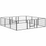 PawHut dog enclosure, black